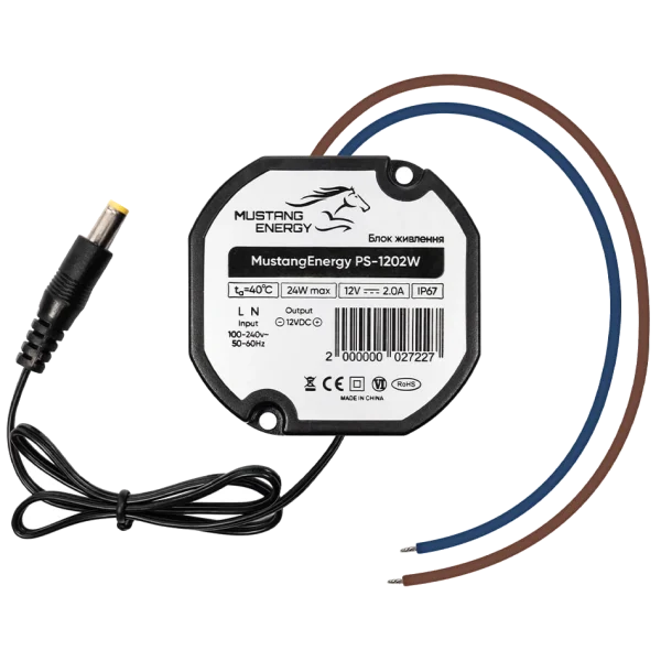 Блок живлення Mustang Energy PS-1202W IP67