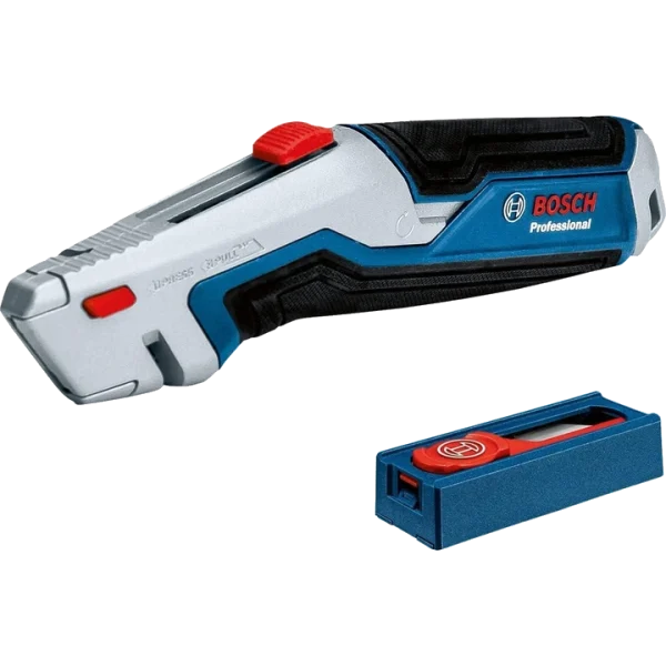 Висувний ніж та диспенсер із 10 лезами Bosch Professional (1600A027M5) 185 мм
