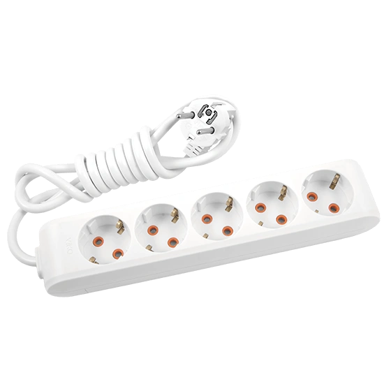 подовжувач 5 гнізд 2 м VIKO (90114502)