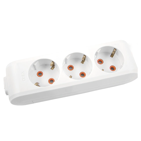 колодка 3 гнізда з заземленням VIKO (90114300)