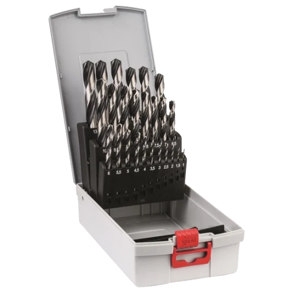 Набір свердел для металу Bosch HSS PointTeQ 25 штук (2608577352)