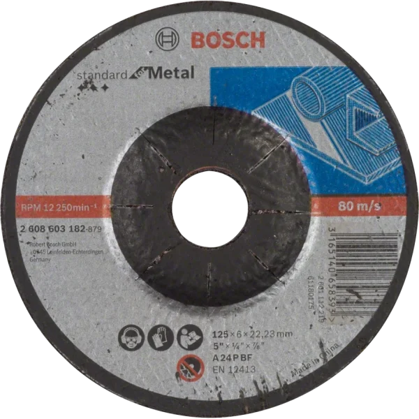 Обдирний круг для металу Bosch Standard for Metal 125x6x22.23 мм