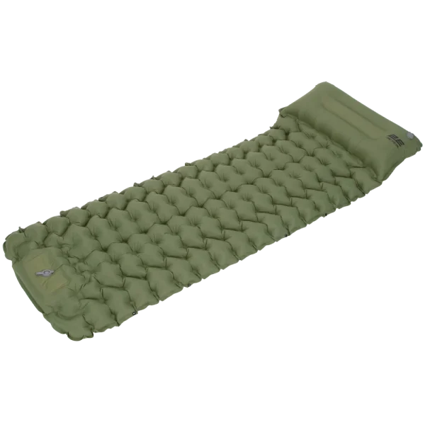 Каремат надувний з сист. накачування зелений 2E Tactical