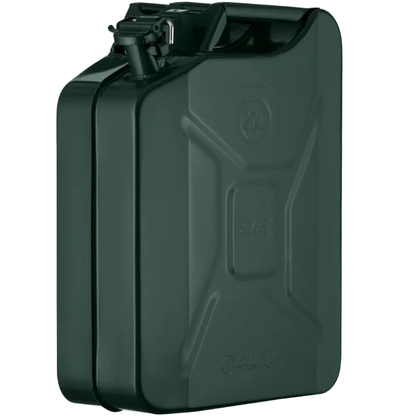 Каністра 2E JCM20V топливная вертикальная 20л металл 0.8мм 3.6кг