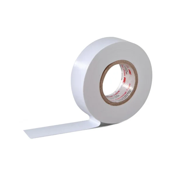 Вінілова ізоляційна стрічка біла 3М ПВХ