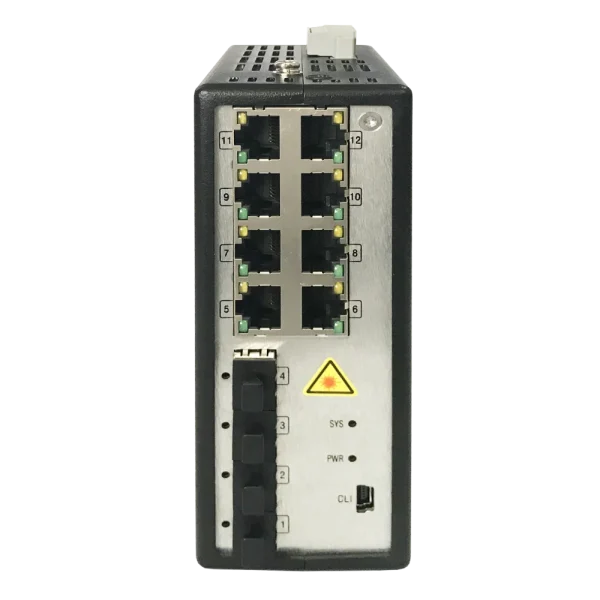 8-портовий гігабітний PoE L3 DS-3T3512P