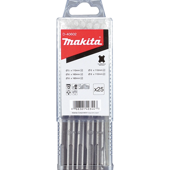 Набір бурів SDS-Plus 25 шт Makita (D-40602)