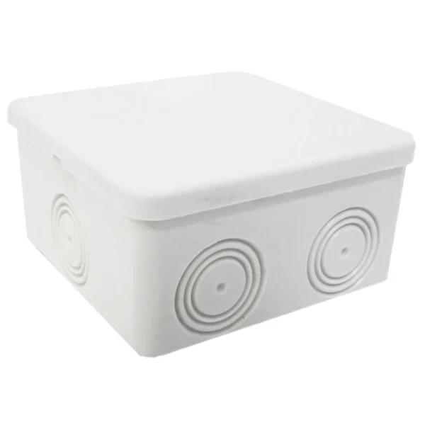 розподільна 80х80х40 сіра гладкостінна Коробка (32-21040-808)