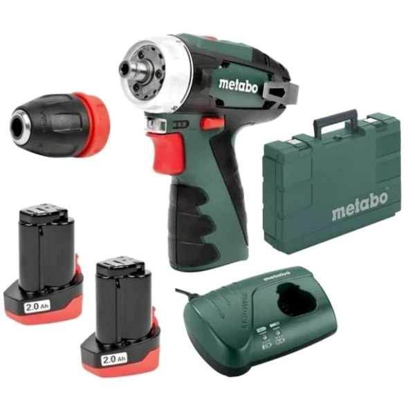 Акумуляторний дриль-шурупокрут Metabo PowerMaxx BS Quick Basic (600156500)