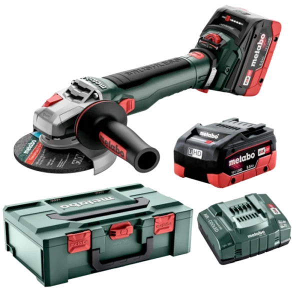 Акумуляторна кутова шліфувальна машина Metabo WVB 18 LT BL 11-125 Quick (613057660)