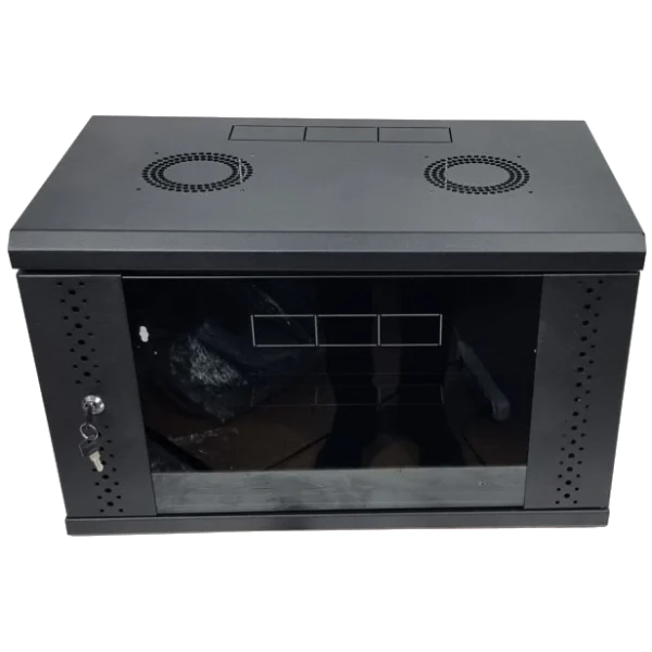 Шафа скло чорне EServer 6U