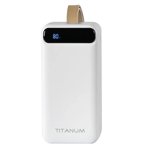 Повербанк TITANUM 741S 22.5W White 50000mAh