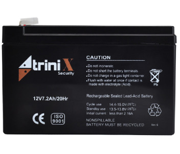 Акумуляторна батарея TRINIX 12V7,2Ah/20Hr