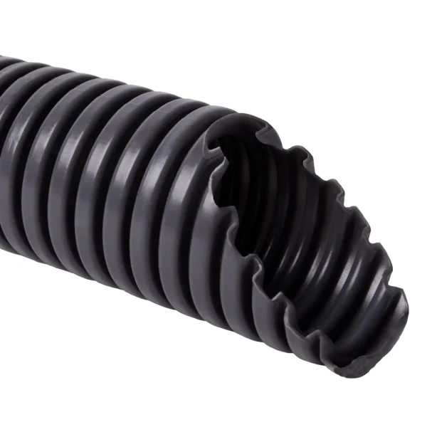 Гофтруба d16 з протяжкою чорна Kopos 320N