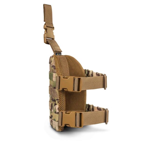 Настегнана платформа U-WIN Cordura 1000 на праву ногу під балістичний захист