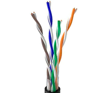 Вита пара (UTP мідь зовнішній) OK-Net КПП-ВП (100) UTP кат.5е, 4х2х0.5 бухта 305м