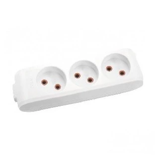 колодка 3 гнізда без заземлення VIKO (90114300)