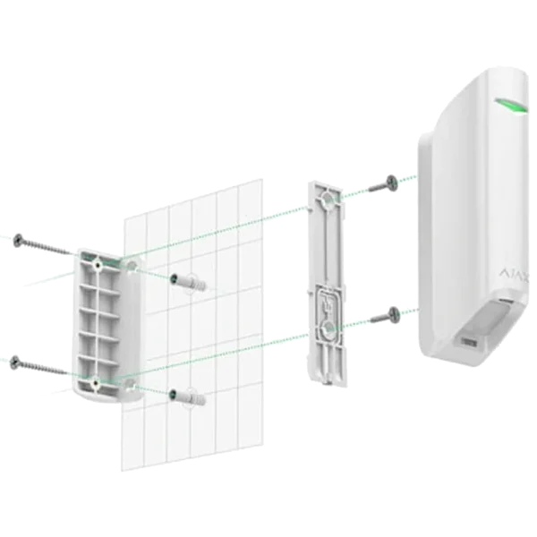 Кріпильна панель Ajax Smartbracket MotionProtect Curtain white