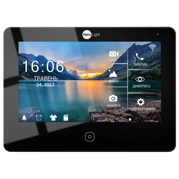 Відеодомофон NeoLight ALPHA HD WF Black