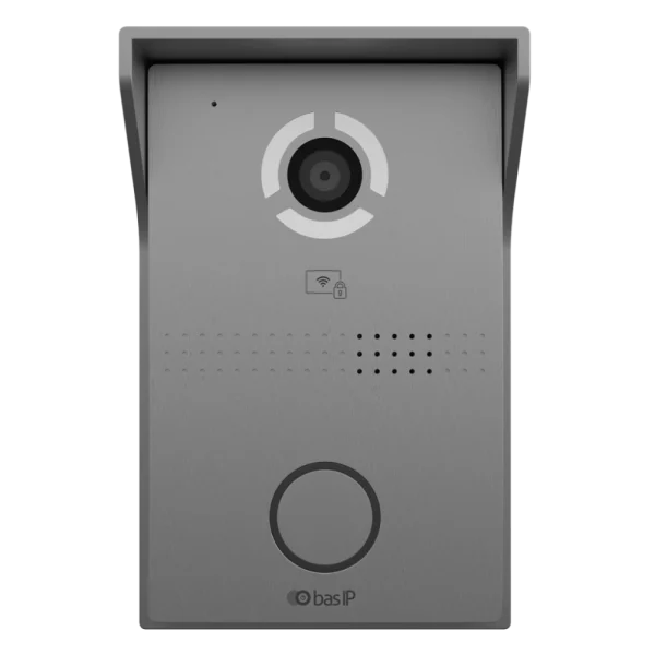 IP-виклична панель зі зчитувачем UKEY для IP-домофонів Bas-IP AV-03BD silver