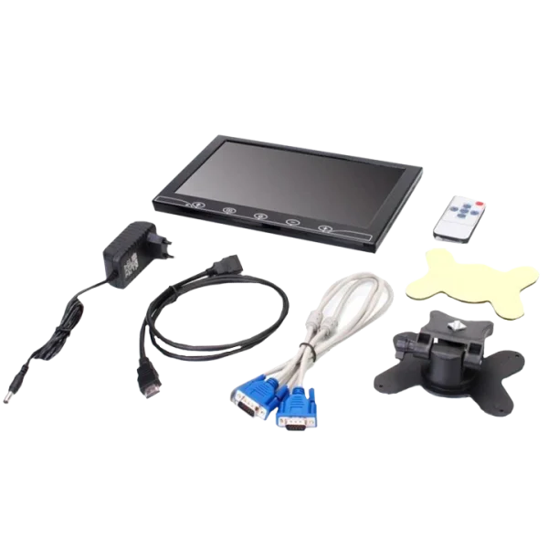 Автомобільний РК-монітор 10.1" (AV + VGA + HDMI + BNC)