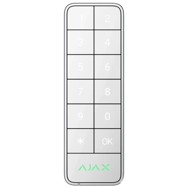 Дротова клавіатура Ajax Superior Keypad Outdoor Fibra white