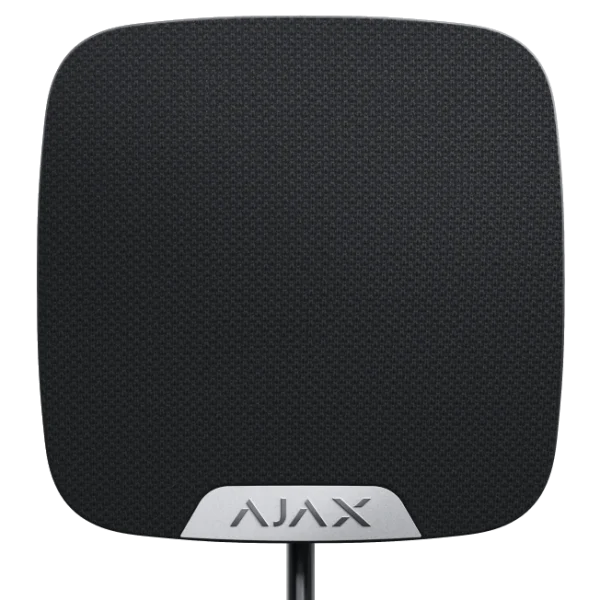 Дротова внутрішня сирена Ajax HomeSiren Fibra black