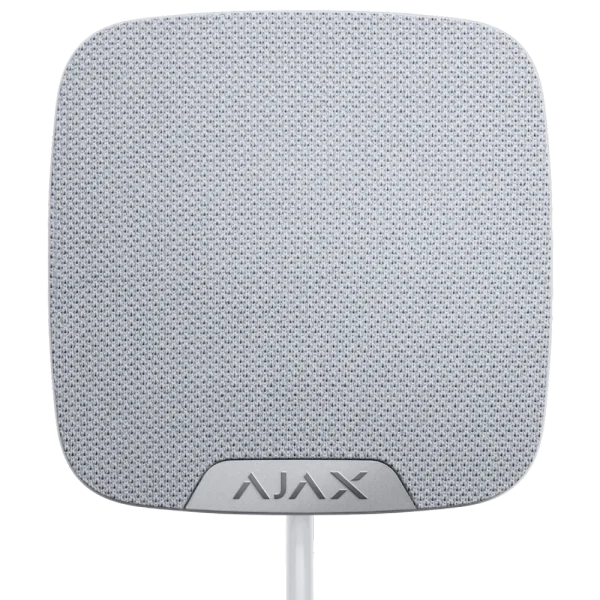 Дротова внутрішня сирена Ajax HomeSiren Fibra white