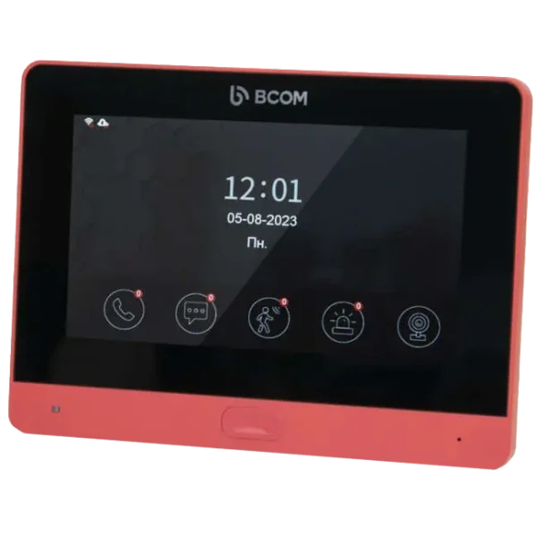 Відеодомофон BCOM BD-760FHD/T Red