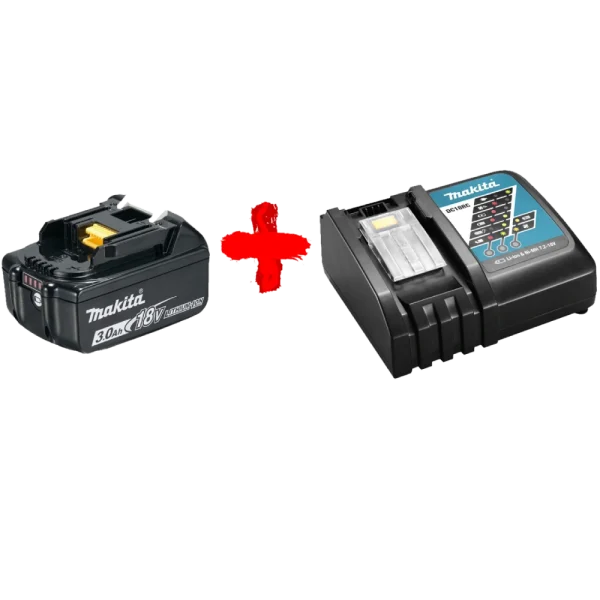 Акумулятор Li-ion + швидкозарядний пристрій Makita DC18RC (191A24-4) + BL1830B