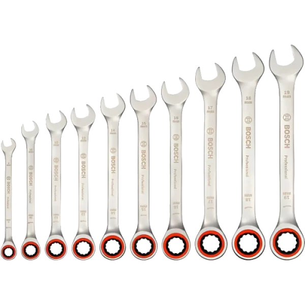 Набір ключів комбінованих Bosch Professional (1600A02AU0) 10 шт