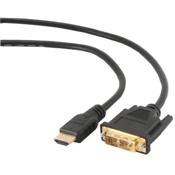 Кабель HDMI - DVI 18+1pin M, 0.5m Cablexpert CC-HDMI-DVI-0.5M