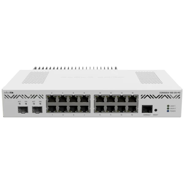 Маршрутизатор MikroTik CCR2004-16G-2S+PC