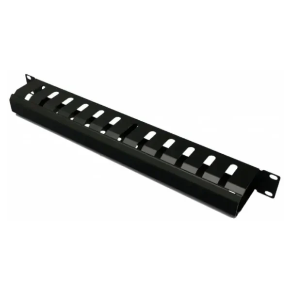 Організатор кабелю 1U з кришкою CM-1U