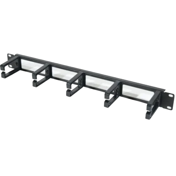 Менеджмент кабелю 19" з 5 пластиковими утримувачами Hypernet CM-5HP