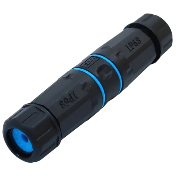 Водонепроникний з'єднувач IP68 кат. 6 RJ45-RJ45 STP