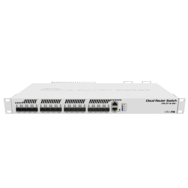 Комутатор 16 портів керований MikroTik CRS317-1G-16S+RM SFP+