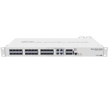 Комутатор 24 порти керований MikroTik CRS328-4C-20S-4S+RM SFP Layer 3