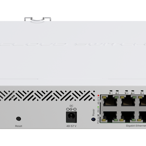 Комутатор 8 портів керований MikroTik CSS610-8P-2S+IN PoE