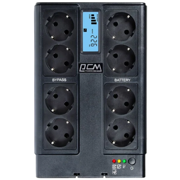 Джерело безперебійного живлення Powercom CUB-1000N LCD Schuko