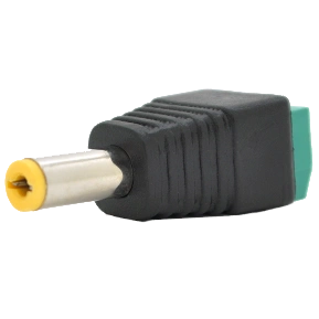 Роз'єм DC-M (D 5,5x2,1 мм) с клеммами под кабелем