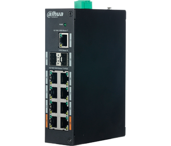 Комутатор 8 портів некерований Dahua DH-PFS3211-8GT-120 PoE