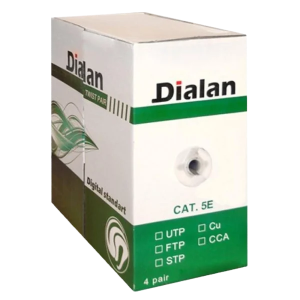 Кабель Dialan UTP Сat.5Е 4PR CU PE Outdoor 305 м