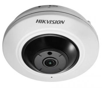 5мп Fisheye IP відеокамера Hikvision з функціями IVS і детектором осіб DS-2CD2955FWD-I (1.05 мм)
