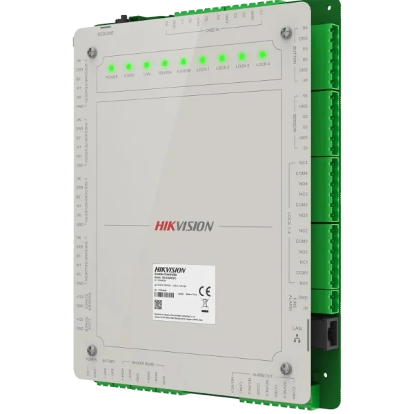 Контролер для чотирьох дверей Hikvision DS-K2624X(P)