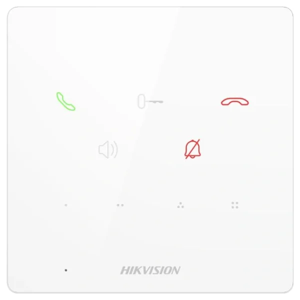 Аудіодомофон IP мережевий POE Hikvision DS-KH6000-E1/White