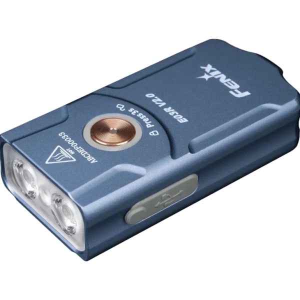 Ліхтар наключний синій Fenix E03R V2.0