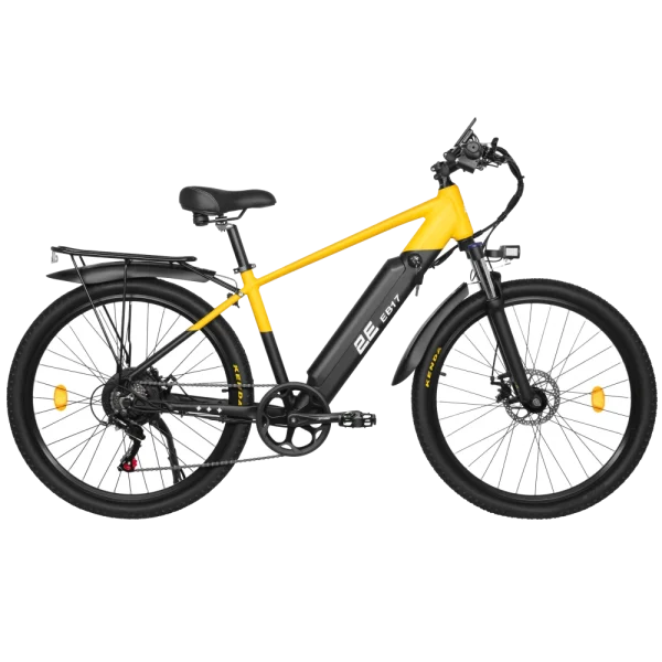 Електровелосипед 2E EB17 26" желто-черный