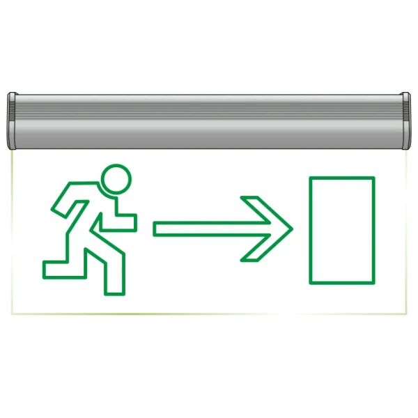 Cвітильник аварійний світлодіодний 3Вт NiCd 3H ENERLIGHT PIXEL PRO Право