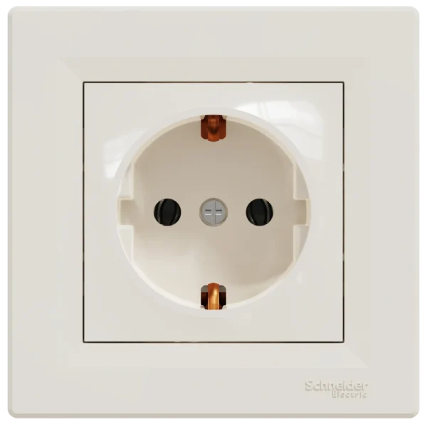 РОЗЕТКА З ЗАЗЕМЛЕННЯМ Schneider Electric Asfora EPH2900123